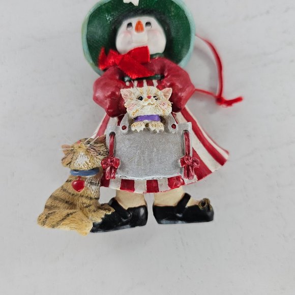 Kurt S. Adler Snowman Cat In Purse Christmas Ornament - Picture 4 of 8